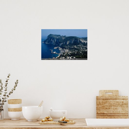Isle of Capri, Italië Poster (Keuken)