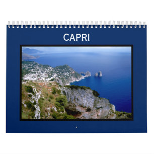 Isle of Capri Wall Calendar - Faraglioni Kalender