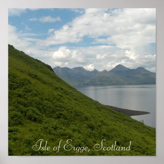 Isle of Eigge, Schotland Poster (Voorkant)