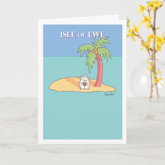 ISLE OF EWE KAART (Gele Bloem)