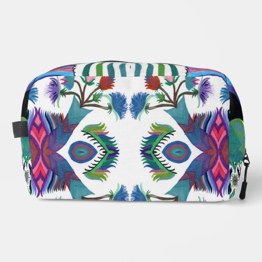Isle-of-Ferns C/M's op een Print Cut Sew Bag Toilettasje (Voorkant)