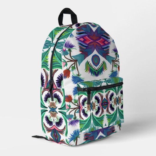 Isle-of-Ferns C/M's op een Print Cut Sew rugzak (Achterkant Hoek Links)