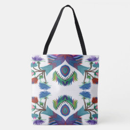 Isle-of-Ferns op een canvas tas