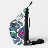 Isle-of-Ferns Original & C/M op een draagtas Sling Bag (Rechts)