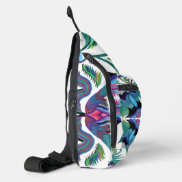 Isle-of-Ferns Original & C/M op een draagtas Sling Bag