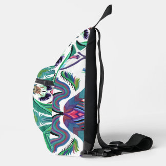 Isle-of-Ferns Original en C/M op een draagtas Sling Bag