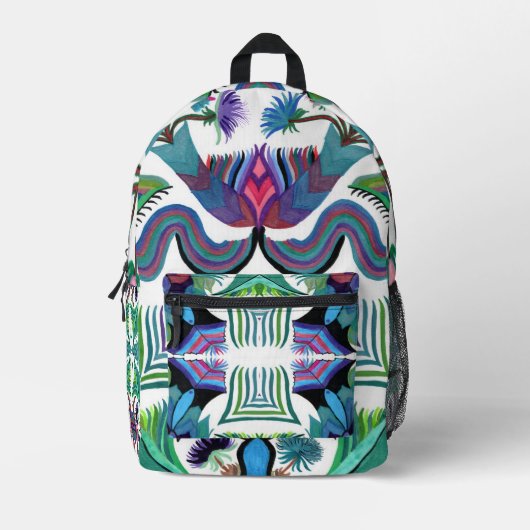 Isle-of-Ferns Original en C/M op een rugzak (Voorkant)