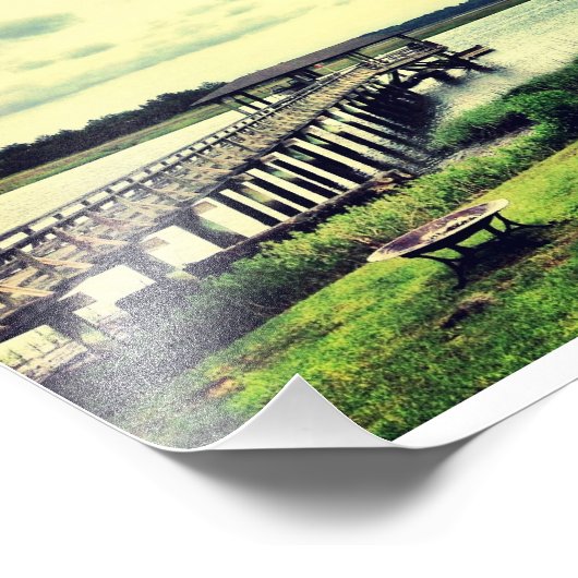 Isle of Hope, Georgia Foto Afdruk (Hoek)