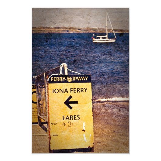 Isle of Iona Print Foto Afdruk (Voorkant)