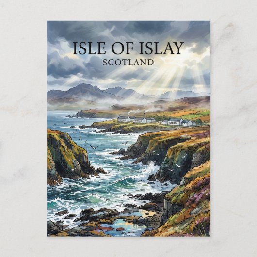 Isle of Islay Schotland Briefkaart (Voorkant)