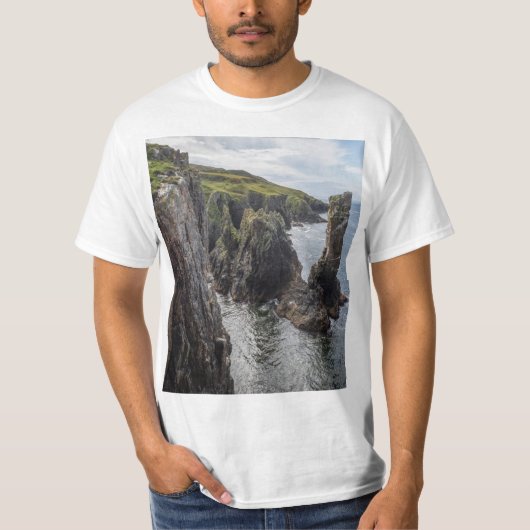 Isle of Islay Zee Stack - Soldaten Rock T-Shirt (Voorkant)