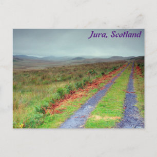 Isle of Jura track, Schotland Briefkaart