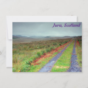Isle of Jura track, Scotland card