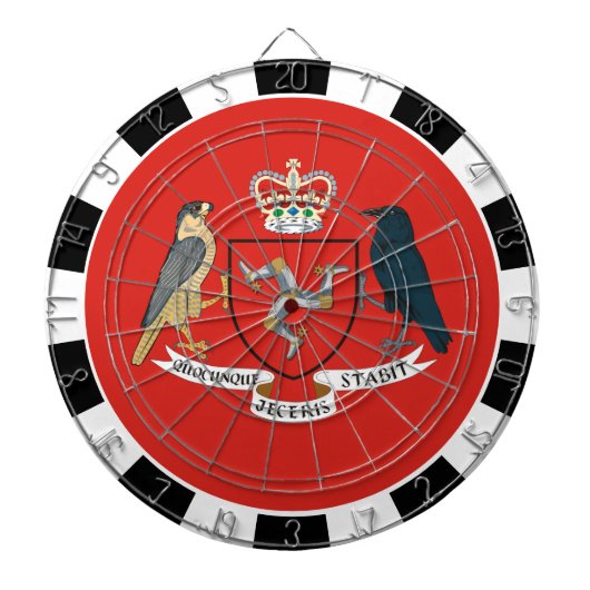 Isle of Man Dartboard, spel, Isle of Man Vlag Dartbord (Voorkant)