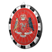Isle of Man Dartboard, spel, Isle of Man Vlag Dartbord (Voorkant Rechts)