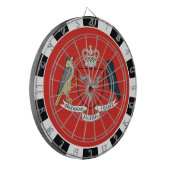 Isle of Man Dartboard, spel, Isle of Man Vlag Dartbord (Voorkant Links)
