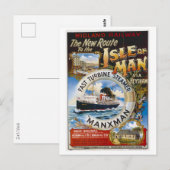 Isle of Man, England, Travel  Style Briefkaart (Voorkant / Achterkant)