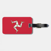 Isle of Man flag Bagagelabel (Achterkant horizontaal)