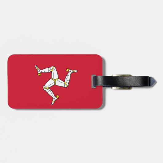 Isle of Man flag Bagagelabel (Achterkant horizontaal)
