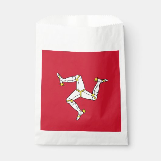 Isle of Man flag Bedankzakje (Voorkant)