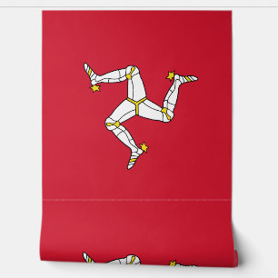 Isle of Man flag Behang