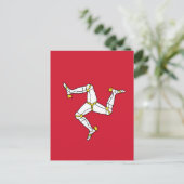 Isle of Man flag Briefkaart (Staand voorkant)