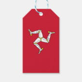 Isle of Man flag Cadeaulabel (Voorkant)