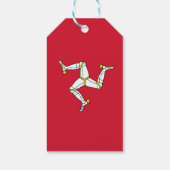 Isle of Man flag Cadeaulabel (Achterkant)