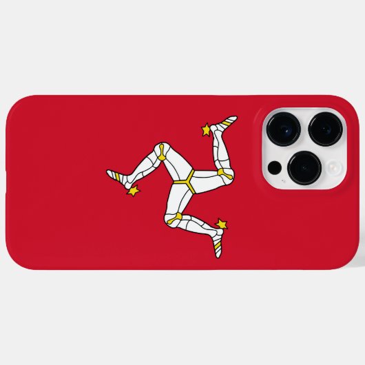 Isle of Man flag Case-Mate iPhone Case (Achterkant (horizontaal))