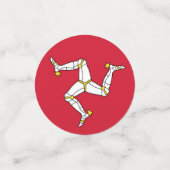 Isle of Man flag Confetti (Kleine voorkant)