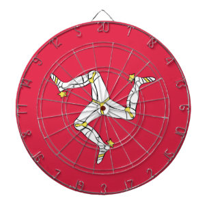 Isle of Man Flag Emblem Dartbord