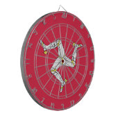Isle of Man Flag Emblem Dartbord (Voorkant Links)