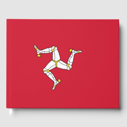 Isle of Man flag Gastenboek (Voorkant)