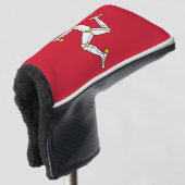 Isle of Man flag Golfheadcover (3/4 voorkant)