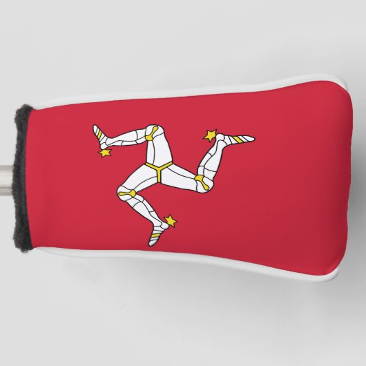 Isle of Man flag Golfheadcover (Voorkant)