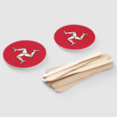 Isle of Man flag Handwaaier (Niet-gemonteerd)
