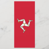 Isle of Man flag Menu (Voorkant)