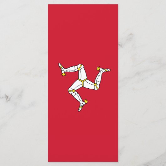 Isle of Man flag Menu (Voorkant)