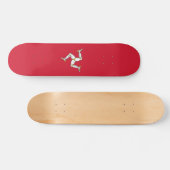 Isle of Man flag Persoonlijk Skateboard (Horizontaal)