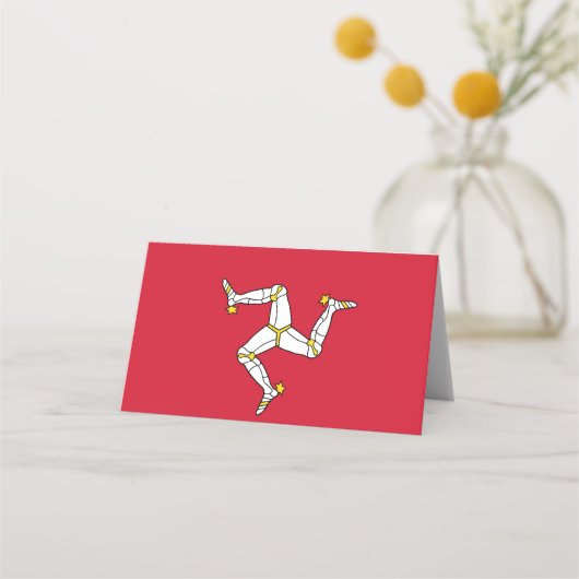 Isle of Man flag Plaatskaartje (Voorkant)