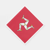 Isle of Man flag Servet (Hoek)