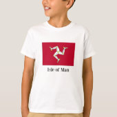 Isle of Man flag T-shirt (Voorkant)