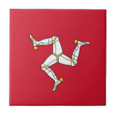 Isle of Man flag Tegeltje (Voorkant)