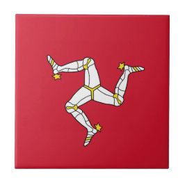 Isle of Man flag Tegeltje