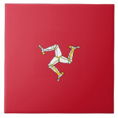 Isle of Man flag  Tegeltje (Voorkant)