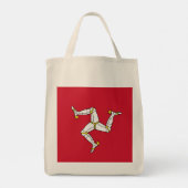 Isle of Man flag Tote Bag (Achterkant)