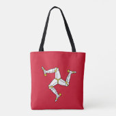 Isle of Man flag Tote Bag (Achterkant)