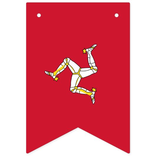 Isle of Man flag Vlaggetjes (Tweede vlag)