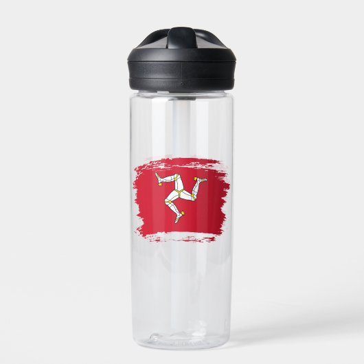 Isle of Man flag Waterfles (Voorkant)