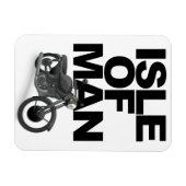 Isle of Man-motorfietser Magneet (Horizontaal)
